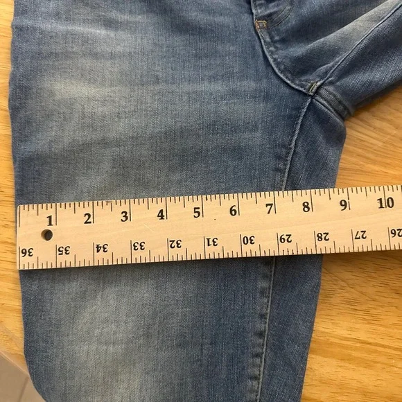 Lucky‎ Brand Ava Mid Rise Super Skinny Jeans Distressed Frayed Ankle Size 2 - Picture 8 of 12